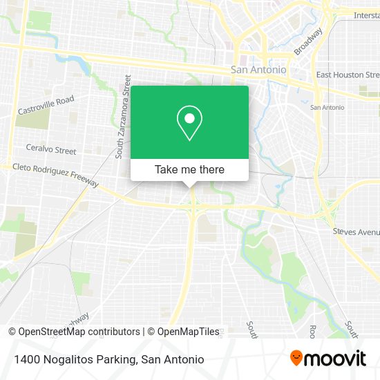 1400 Nogalitos Parking map
