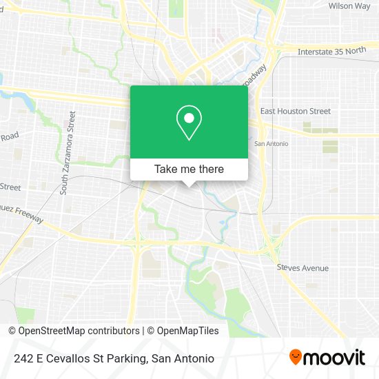 242 E Cevallos St Parking map