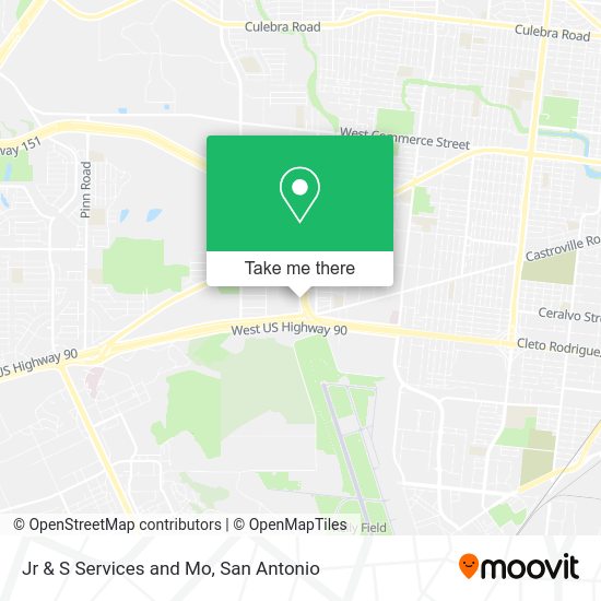 Jr & S Services and Mo map