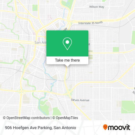 Mapa de 906 Hoefgen Ave Parking