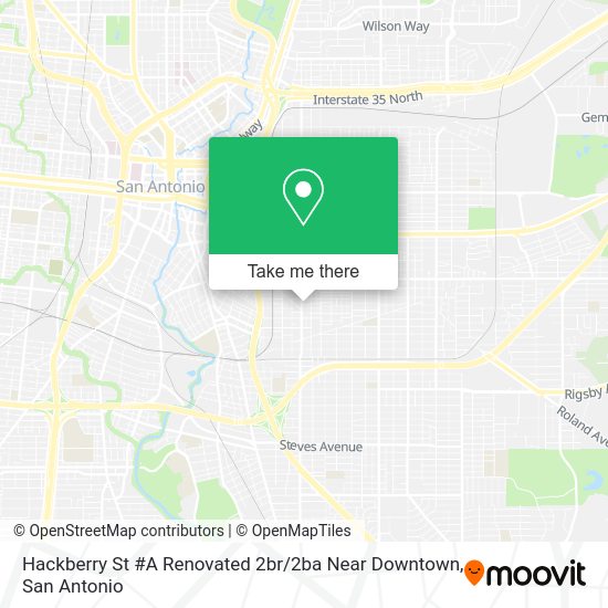Hackberry St #A Renovated 2br / 2ba Near Downtown map