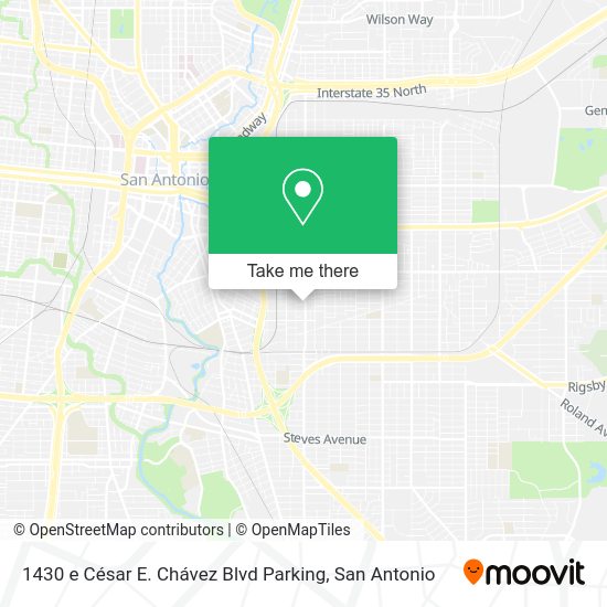 1430 e César E. Chávez Blvd Parking map