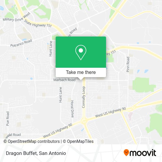 Mapa de Dragon Buffet