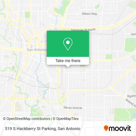 Mapa de 519 S Hackberry St Parking