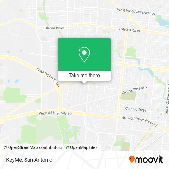 Mapa de KeyMe