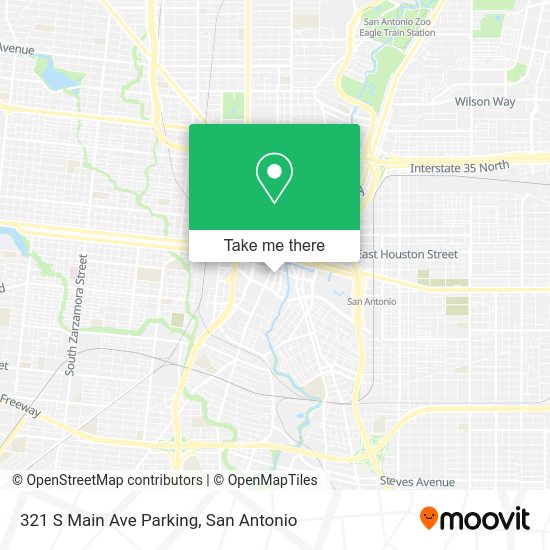 321 S Main Ave Parking map