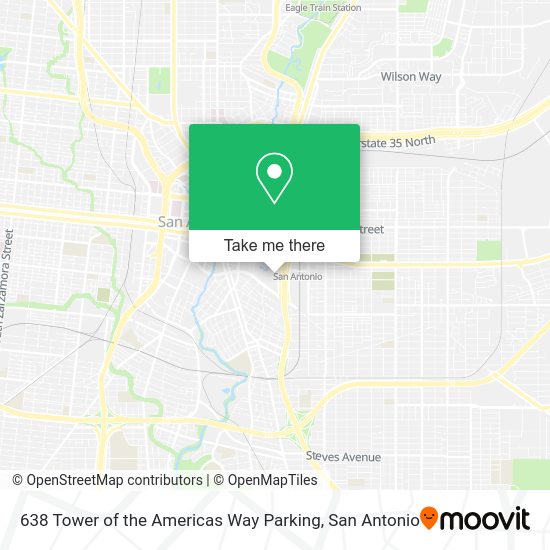 Mapa de 638 Tower of the Americas Way Parking