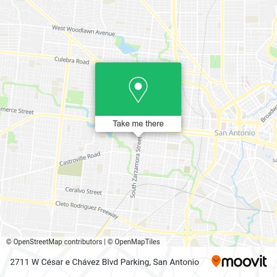 Mapa de 2711 W César e Chávez Blvd Parking
