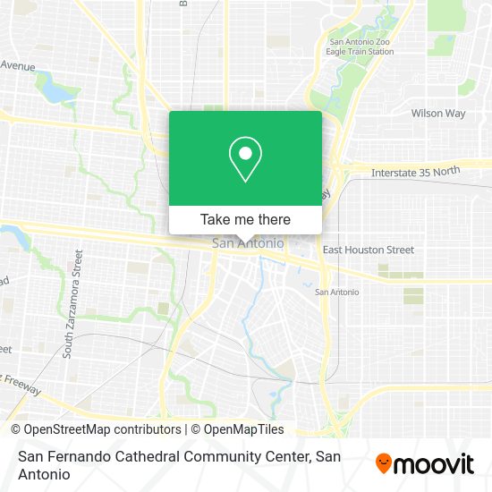 San Fernando Cathedral Community Center map