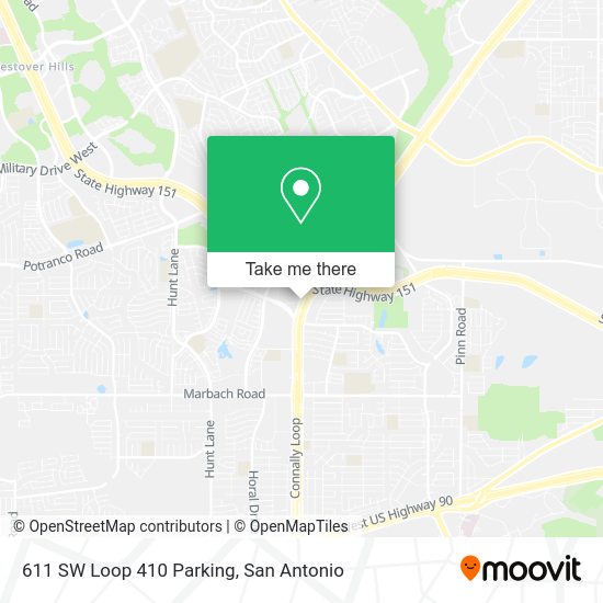 611 SW Loop 410 Parking map