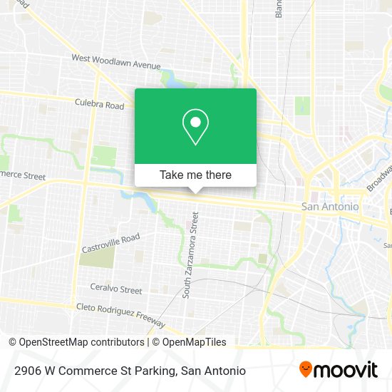 Mapa de 2906 W Commerce St Parking