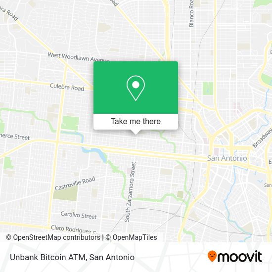Mapa de Unbank Bitcoin ATM