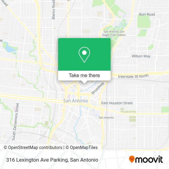 316 Lexington Ave Parking map