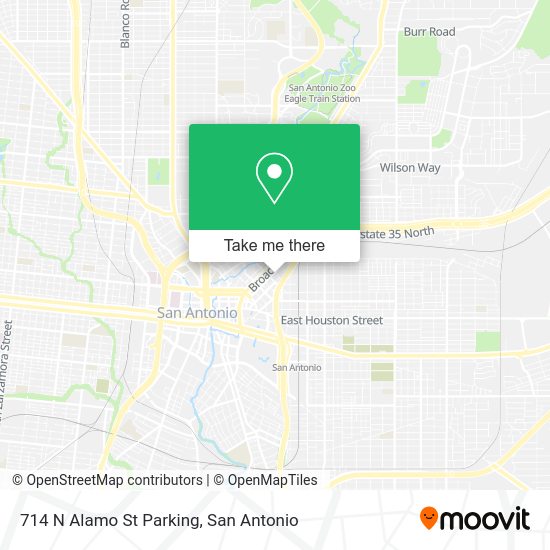 714 N Alamo St Parking map