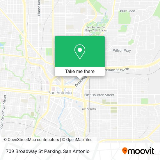 709 Broadway St Parking map