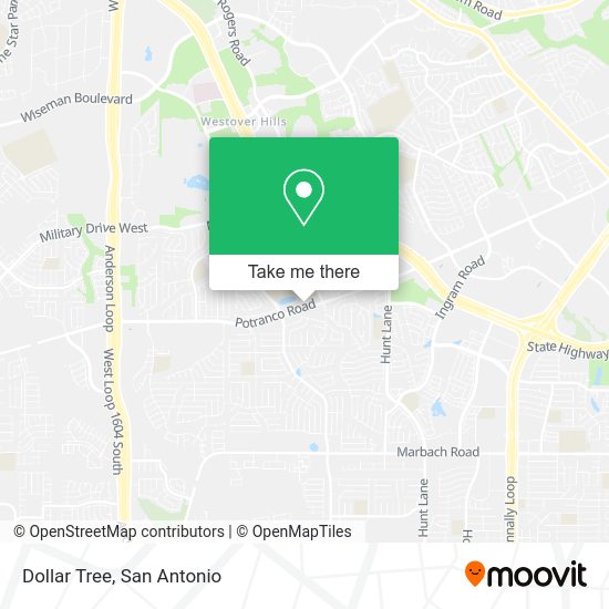 Mapa de Dollar Tree