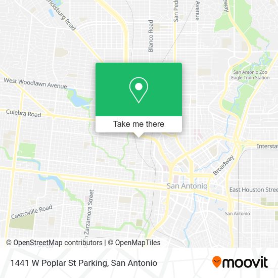 1441 W Poplar St Parking map