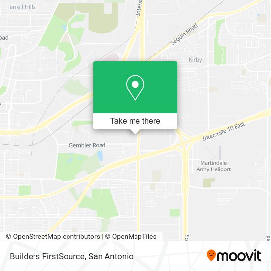 Builders FirstSource map