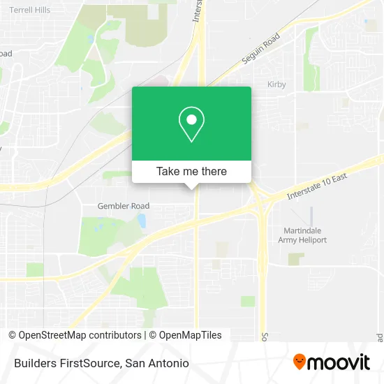 Mapa de Builders FirstSource