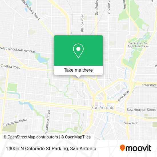 1405n N Colorado St Parking map