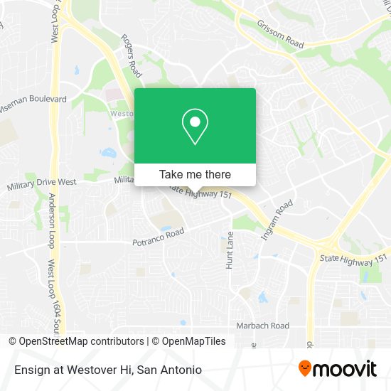 Ensign at Westover Hi map