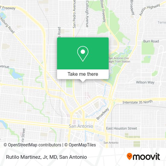 Rutilo Martinez, Jr, MD map