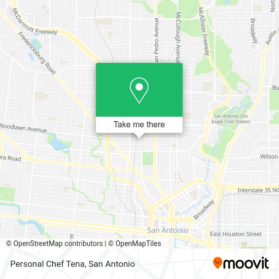 Personal Chef Tena map
