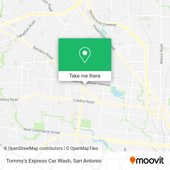 Tommy's Express Car Wash map