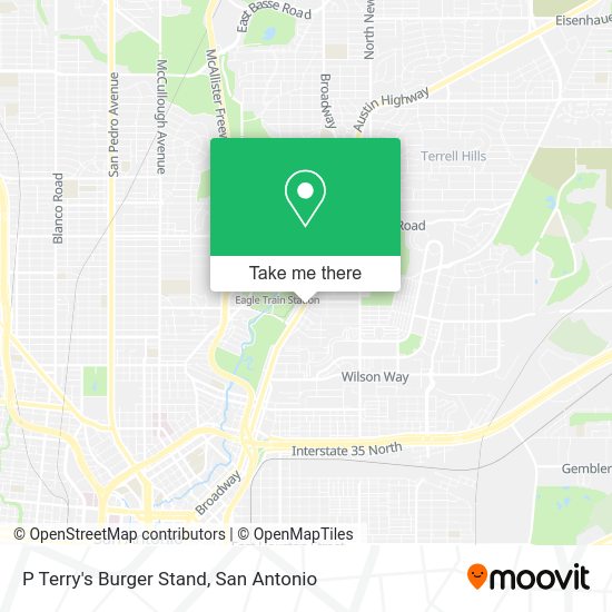 P Terry's Burger Stand map