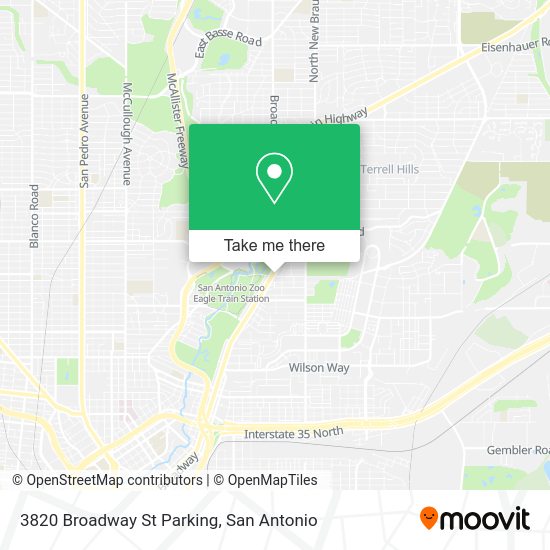 3820 Broadway St Parking map