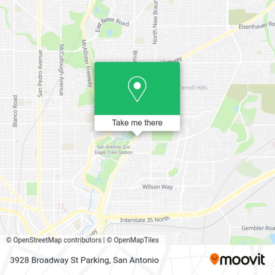 Mapa de 3928 Broadway St Parking