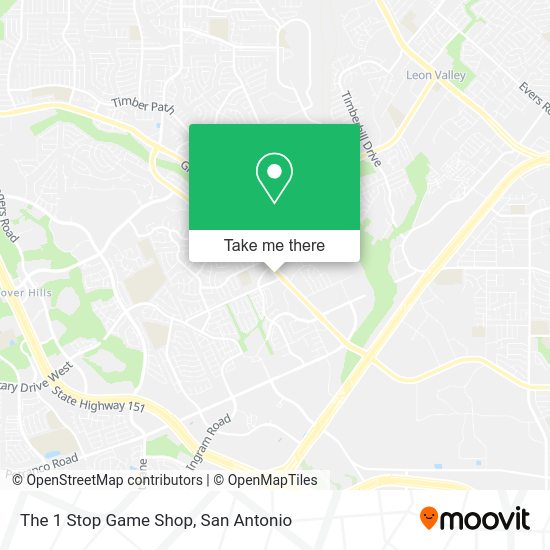 The 1 Stop Game Shop map