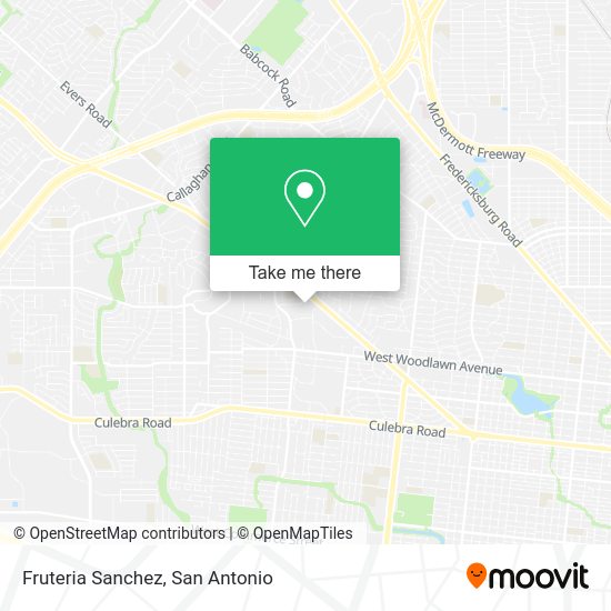 Mapa de Fruteria Sanchez
