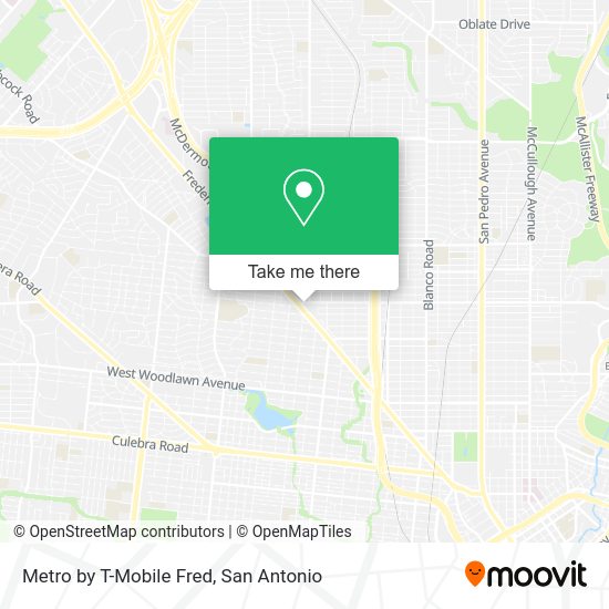 Metro by T-Mobile Fred map