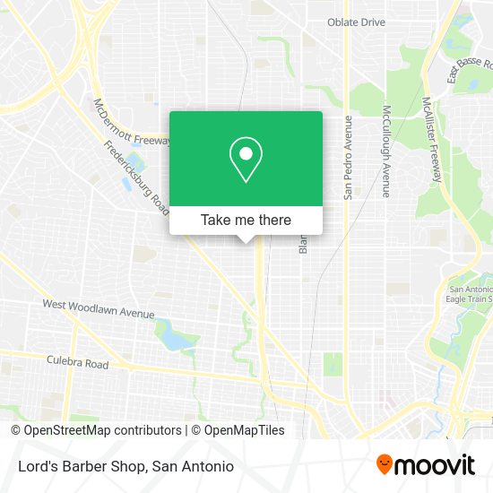 Lord's Barber Shop map