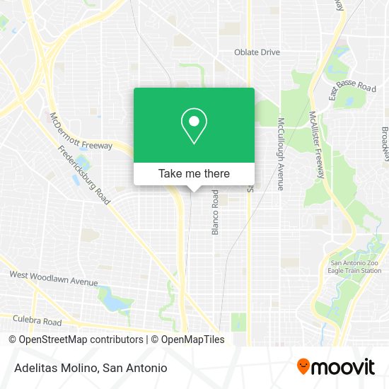 Adelitas Molino map