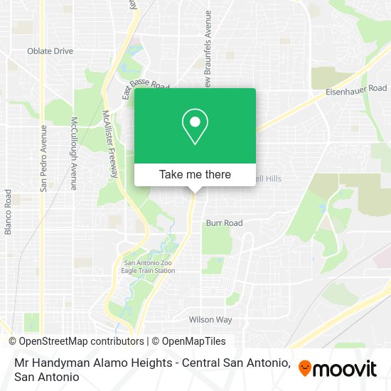 Mr Handyman Alamo Heights - Central San Antonio map