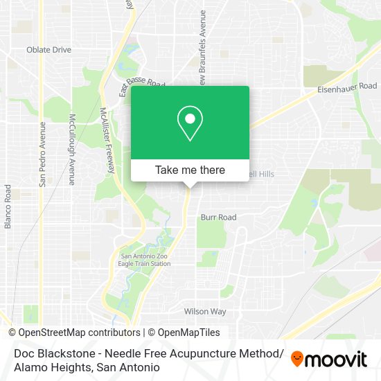 Doc Blackstone - Needle Free Acupuncture Method/ Alamo Heights map