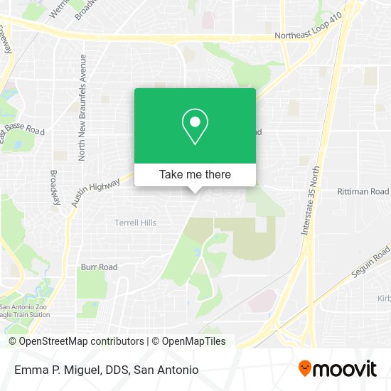 Emma P. Miguel, DDS map