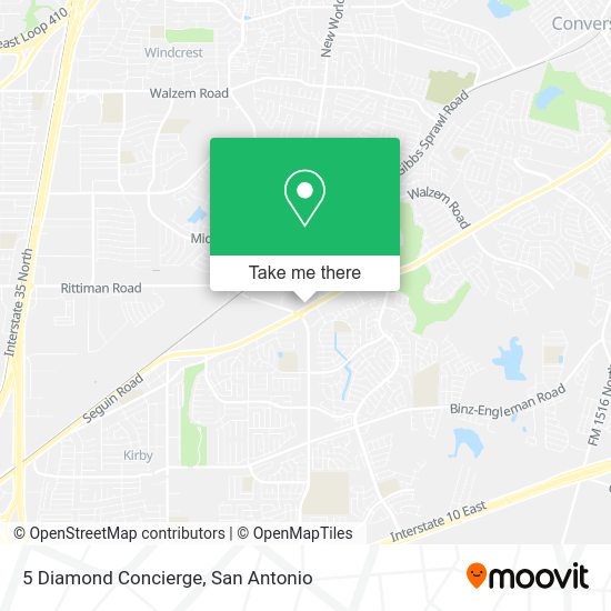 Mapa de 5 Diamond Concierge