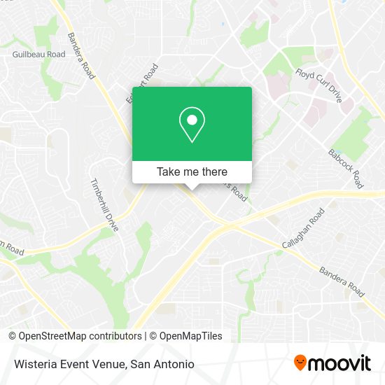 Wisteria Event Venue map