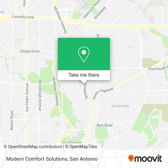 Modern Comfort Solutions map