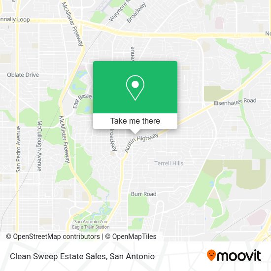 Clean Sweep Estate Sales map