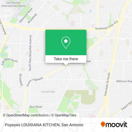 Popeyes LOUISIANA KITCHEN map