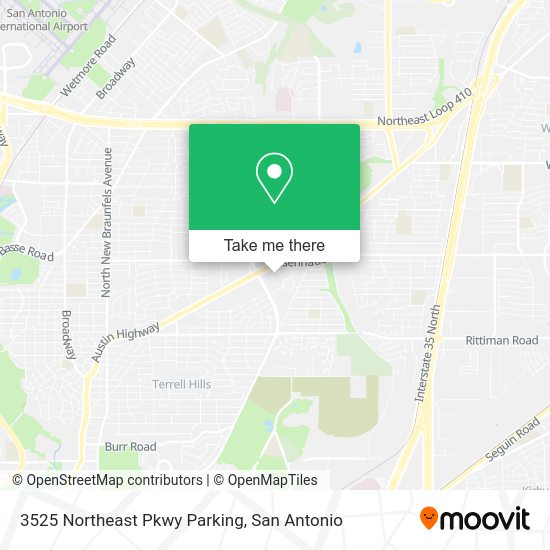 3525 Northeast Pkwy Parking map