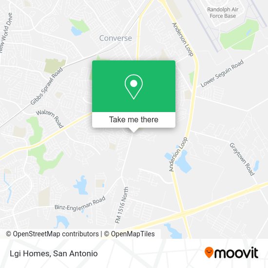 Lgi Homes map