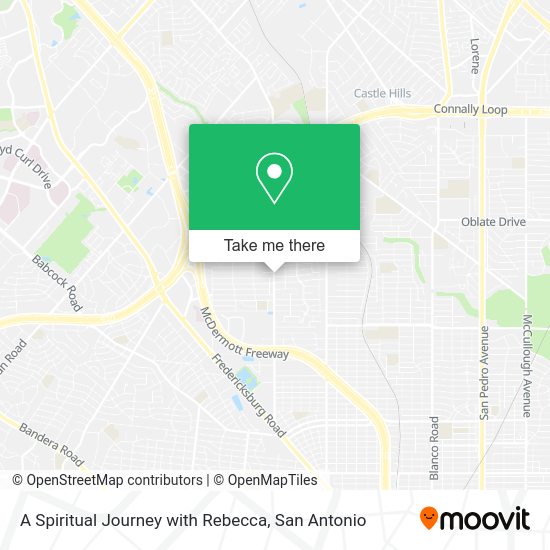 A Spiritual Journey with Rebecca map