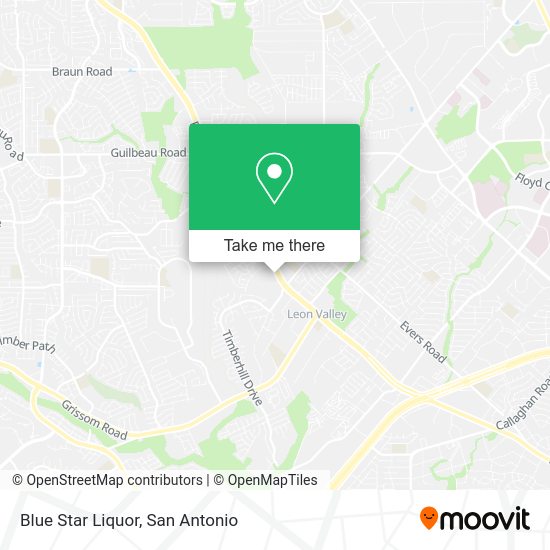 Blue Star Liquor map