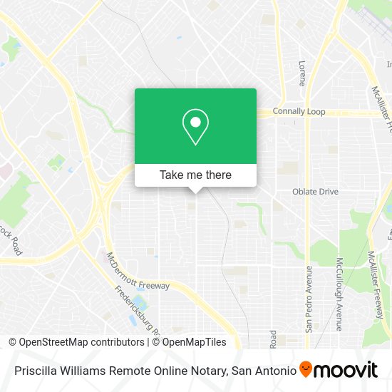Priscilla Williams Remote Online Notary map
