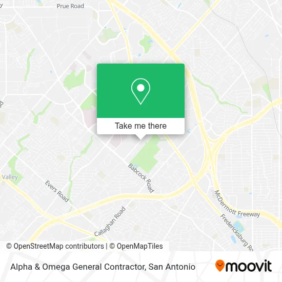 Alpha & Omega General Contractor map